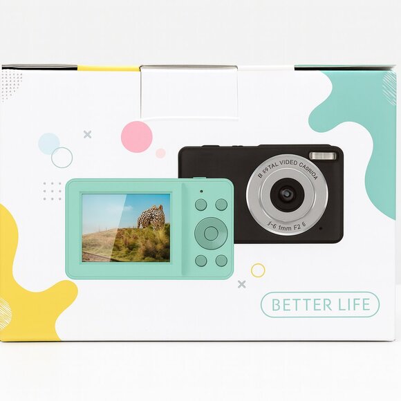 Better Life 44MP Digital Camera w/ 2.4" Screen – 16X Zoom – Kids/Beginner – New - Picture 1 of 5
